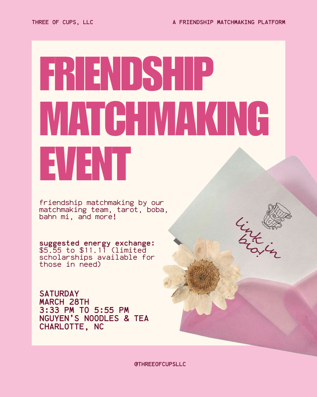 friendship matchmaking event