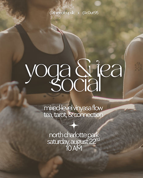 yoga &amp; tea social